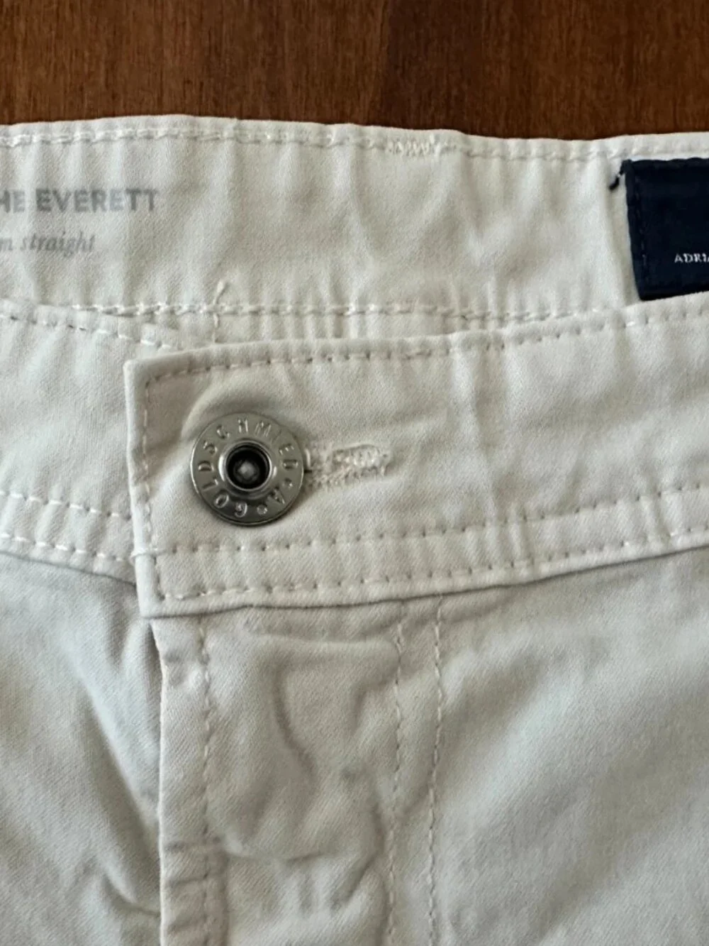 AG Adriano Goldschmied The Everett Modern Jeans Men's 40x32 Beige Khaki Stretch